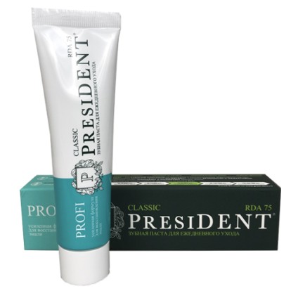 PRESIDENT PROFI Classic - зубная паста (50мл), Betafarma SpA, Италия  