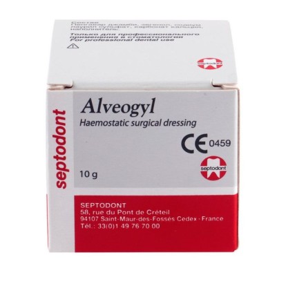 Альвожиль / Alveogyl - паста для альвеолярных повязок (10г), Septodont / Франция